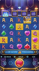 Majestic Treasures · Aturan Kombinasi Simbol 5x5 dan Fitur Free Spins Majestic Treasures